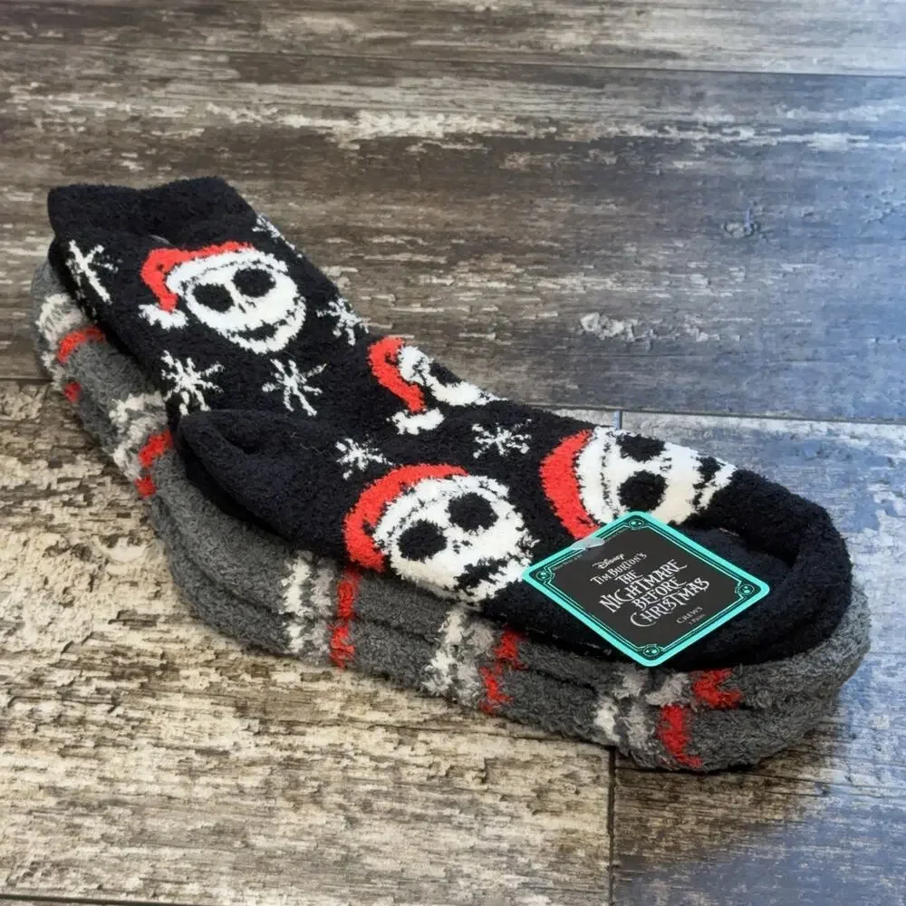 Nightmare Before Christmas Socks Womens Shoe Size‎ 4-10 Jack Skellington Holiday